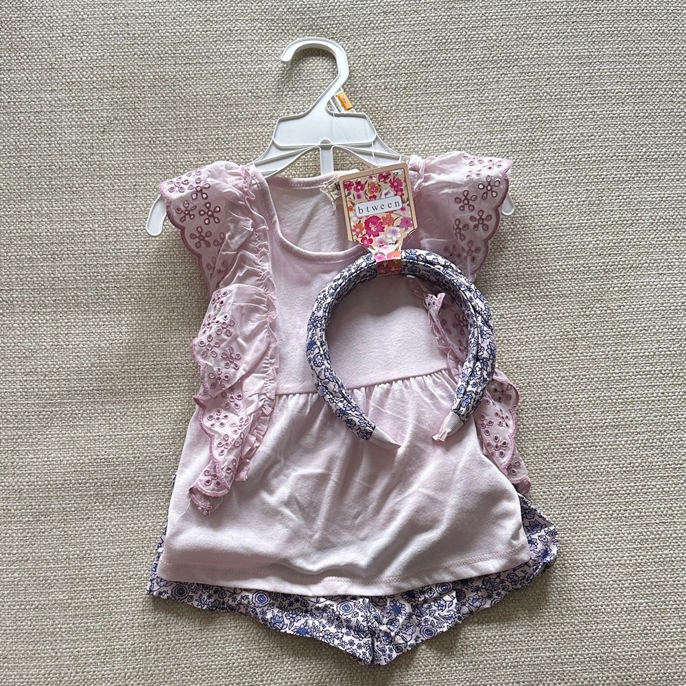 Btween 3T Purple Outfit with Headband